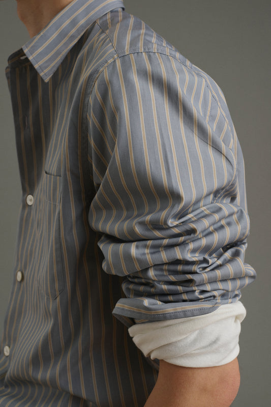 Camisa Glenn - Antracita/Bronce - Algodón - Hombre