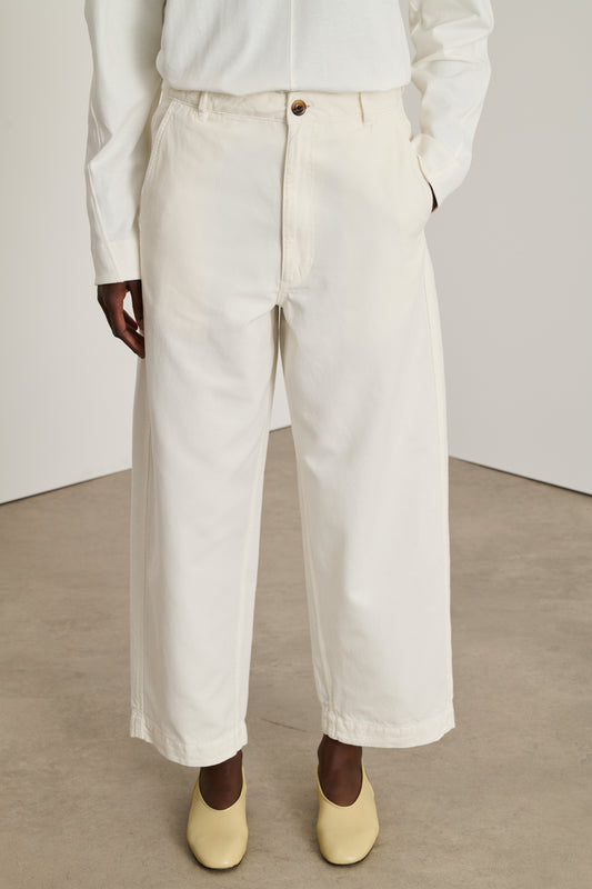 Pantalón Clovis - Crudo - Algodón - Mujer