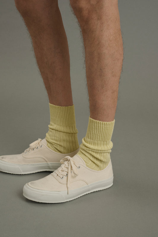 Calcetines Barth - Amarillo pálido - Algodón - Hombre