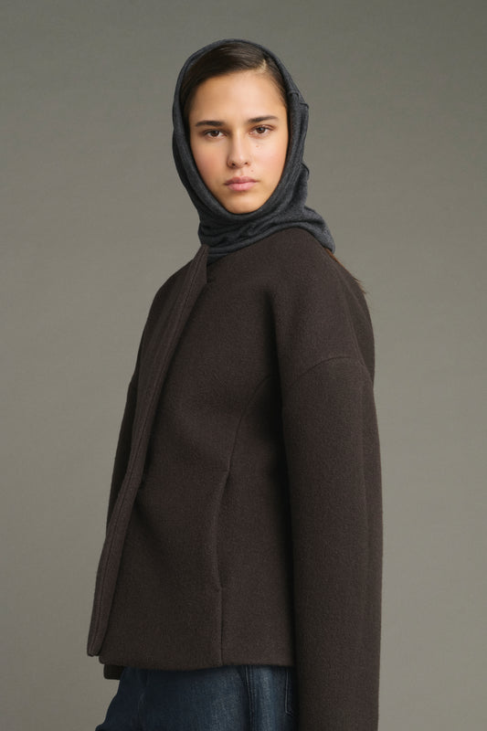 Cuello Lune - Gris antracita - Lana - Mujer
