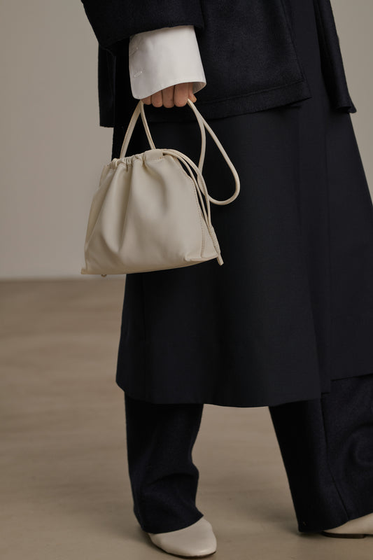 Bolso Suzette - Gris claro - Cuero - Mujer
