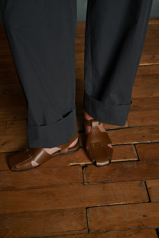 Sandales Avril - Bronze - Cuir - Femme