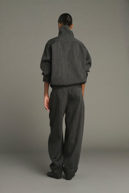 Pantalón Baptiste - Gris Antracita - Lana - Mujer