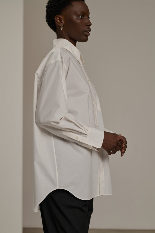 Camisa Carlotta - Blanco Roto - Algodón - Mujer