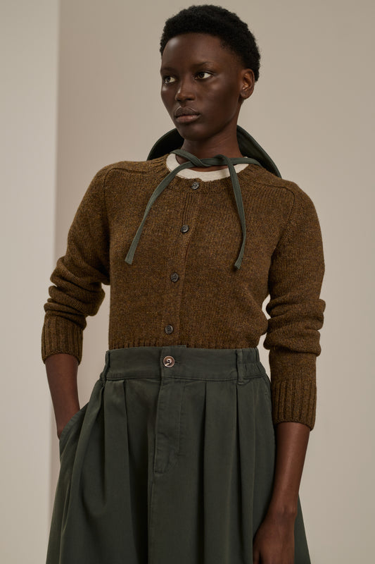 Sombrero de ala Charade - Azul Grisáceo - Algodón - Mujer