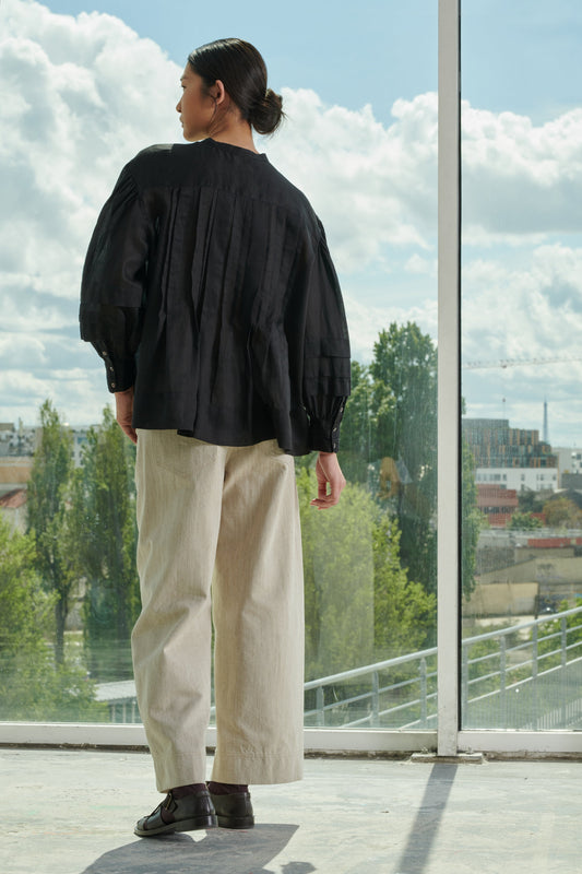 PANTALÓN PEPINO BEIGE/CRUDO