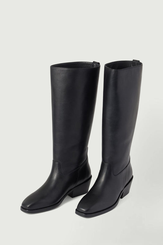 Botas Bergam - Negro - Cuero - Mujer
