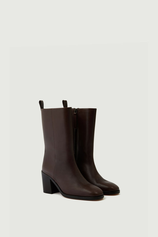 Botines Cara - Ébano - Cuero - Mujer
