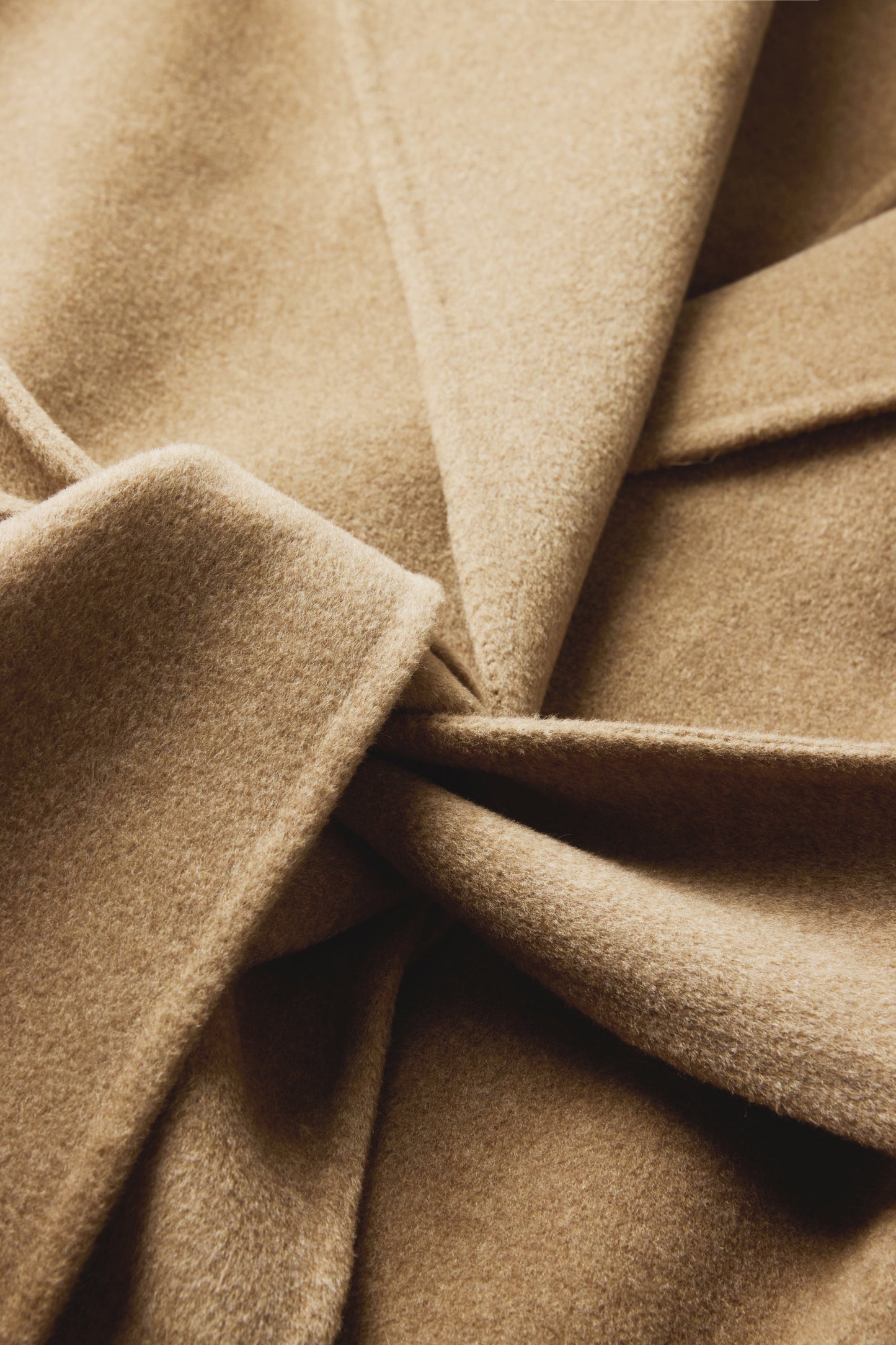 Abrigo Harvard - Camello jaspeado - Lana - Mujer
