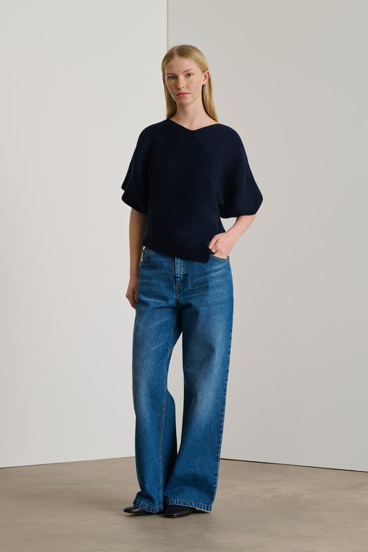 Jersey Essaouira - Azul marino oscuro - Algodón - Mujer