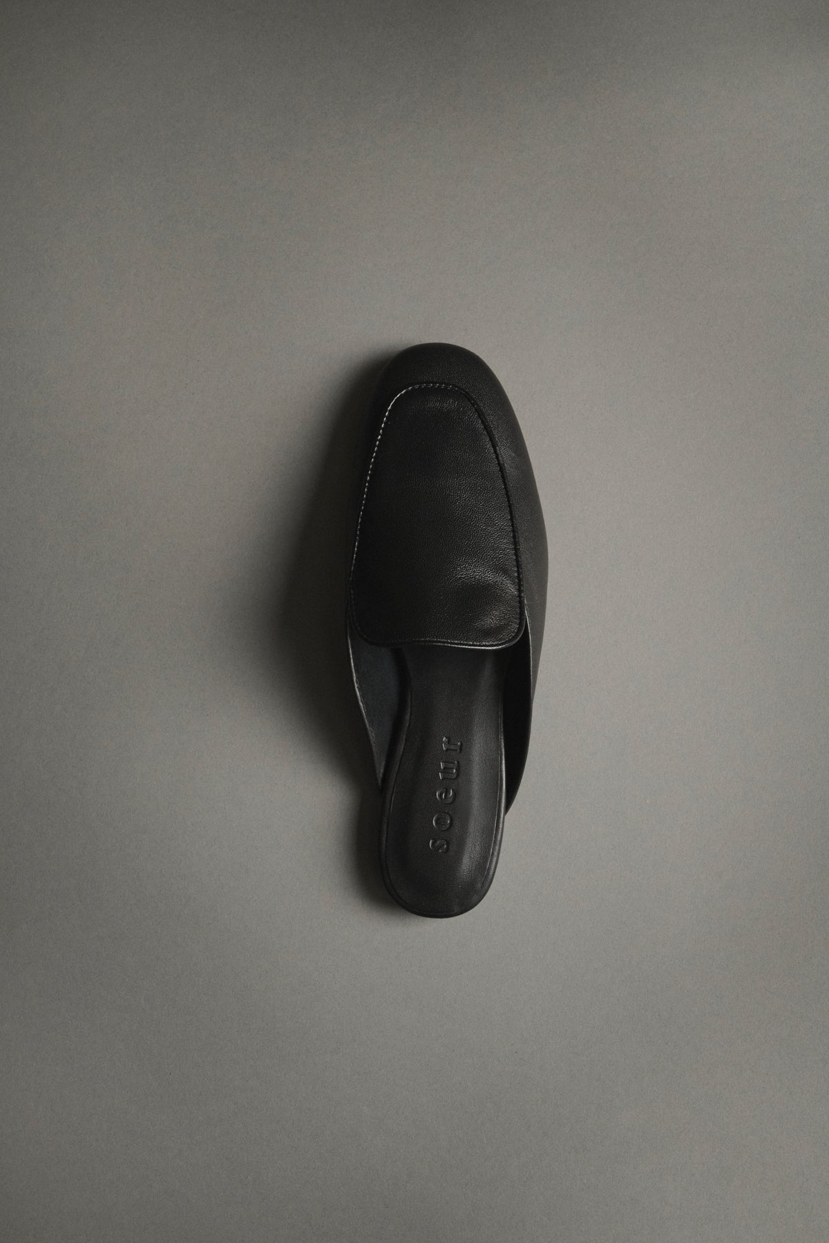 Mules Antonine - Negro - Cuero - Mujer