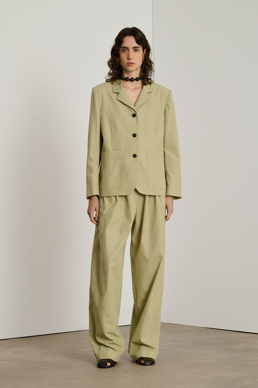 Chaqueta Clemence - Tilleul - Algodón - Mujer