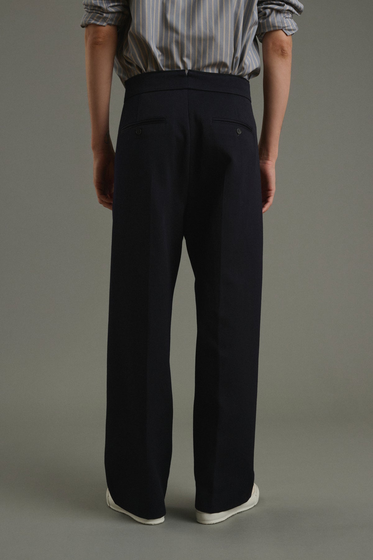 Pantalón Antonin - Azul marino oscuro - Lana - Hombre vue 3