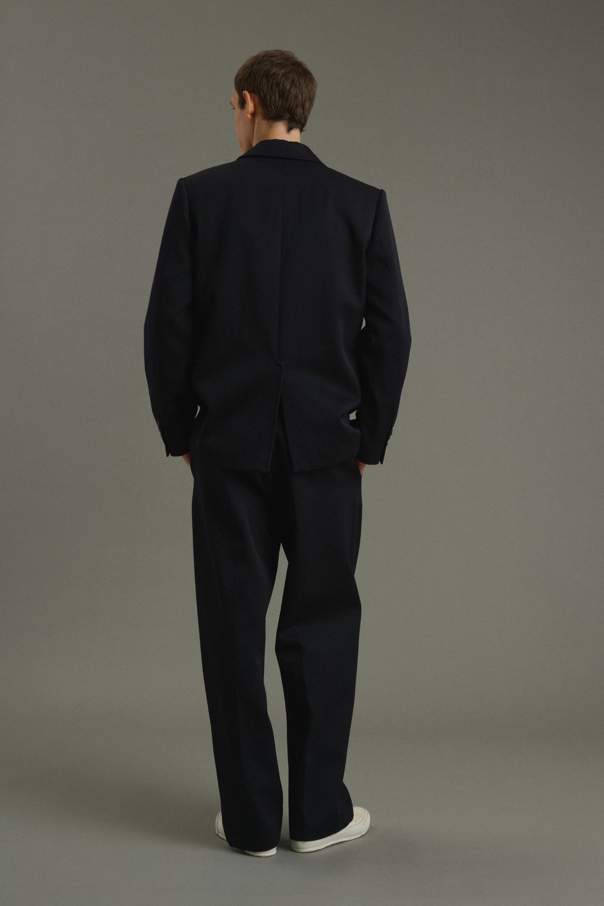 Chaqueta Clement - Azul marino oscuro - Lana - Hombre