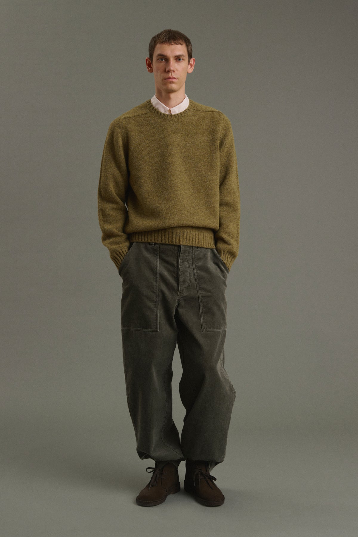Pantalón Kurtis - Gris verdoso - Algodón - Hombre vue 1