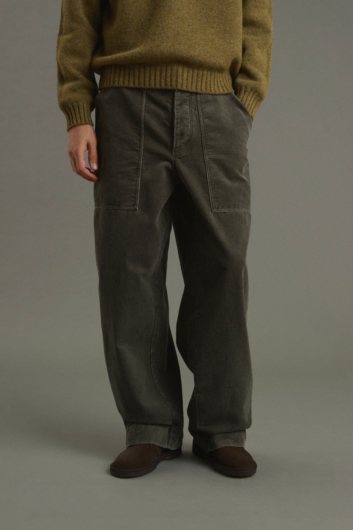 Pantalón Kurtis - Gris verdoso - Algodón - Hombre vue 3