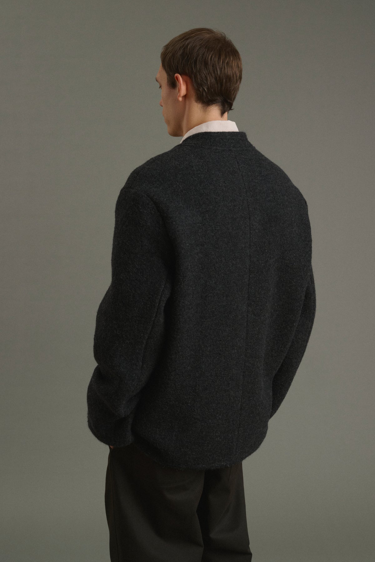 Chaqueta Aliocha - Gris antracita - Lana - Hombre