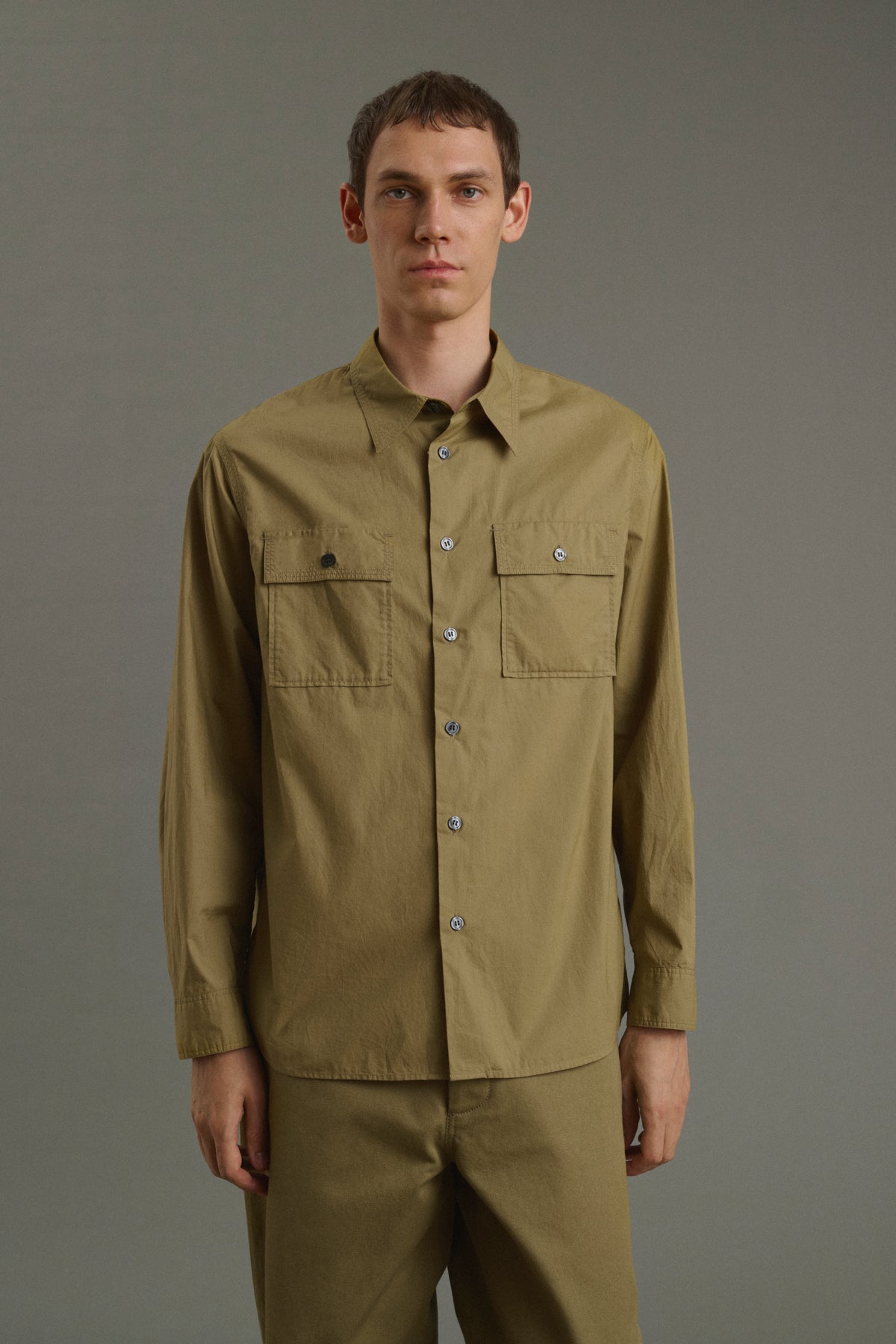 Camisa Isaac - Beige - Algodón - Hombre