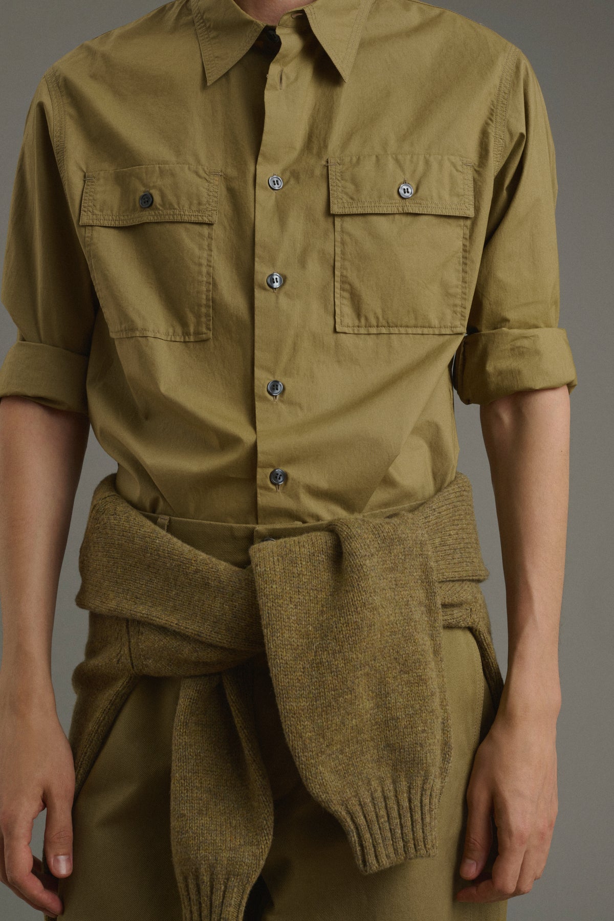 Camisa Isaac - Beige - Algodón - Hombre vue 1