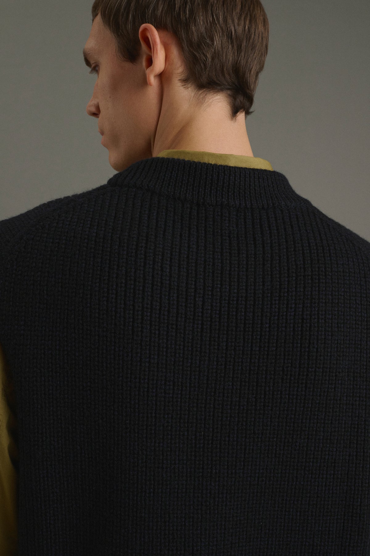 Jersey Josh - Azul marino/Negro - Lana - Hombre vue 5