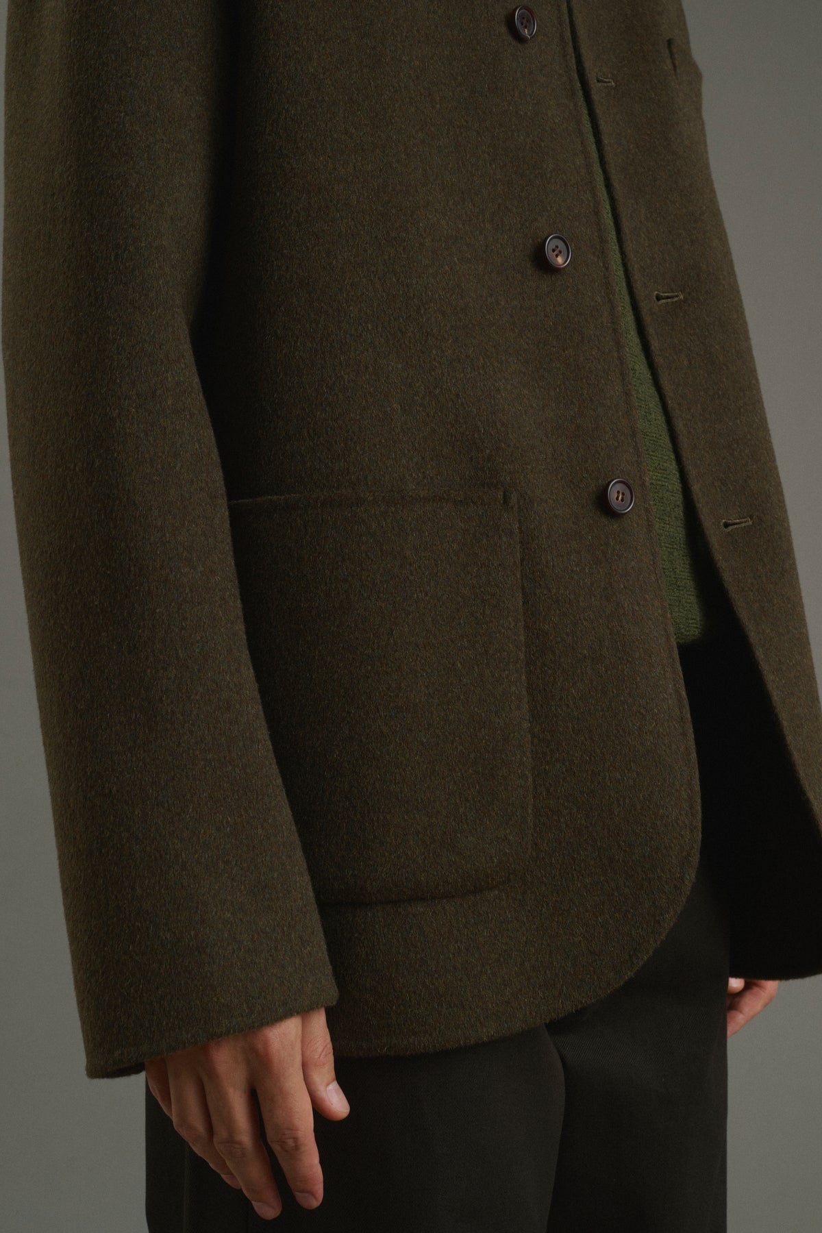 Chaqueta Eole - Caqui jaspeado - Doble faz - Hombre vue 6