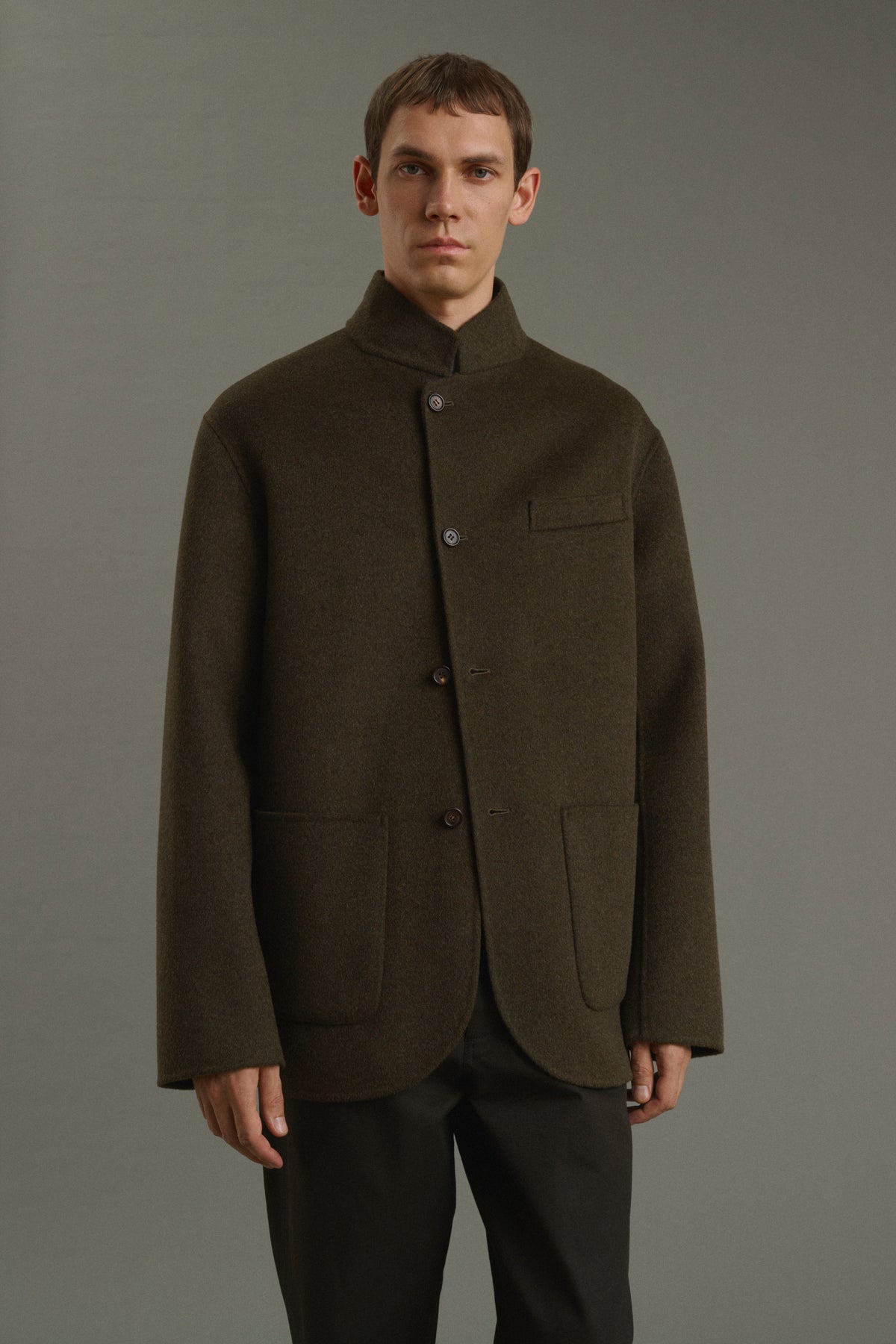Chaqueta Eole - Caqui jaspeado - Doble faz - Hombre vue 3