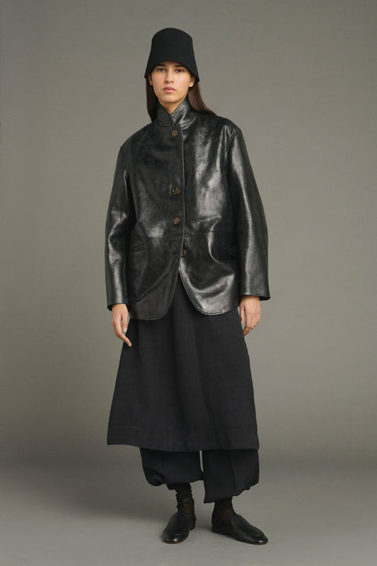 Chaqueta Luciano - Negro - Cuero - Mujer