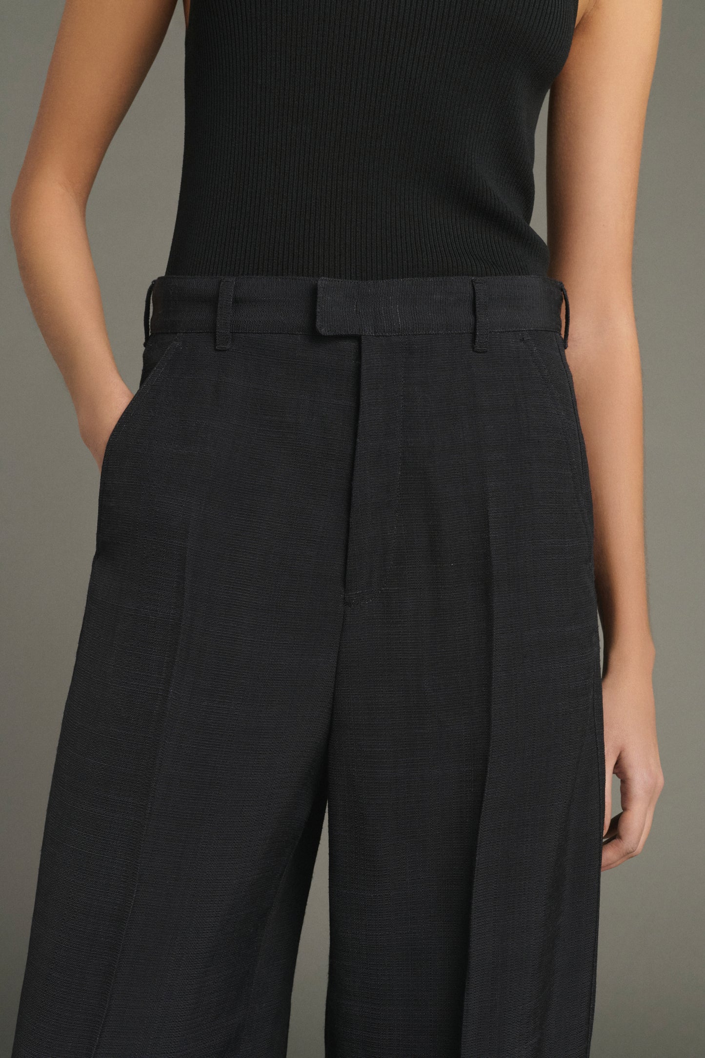 Pantalón Hippolyte - Negro - Mujer