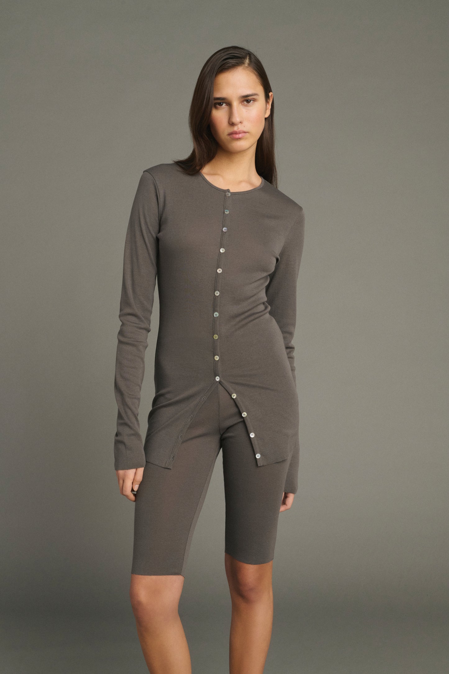 Pantalón corto Lio - Incienso - Algodón - Mujer