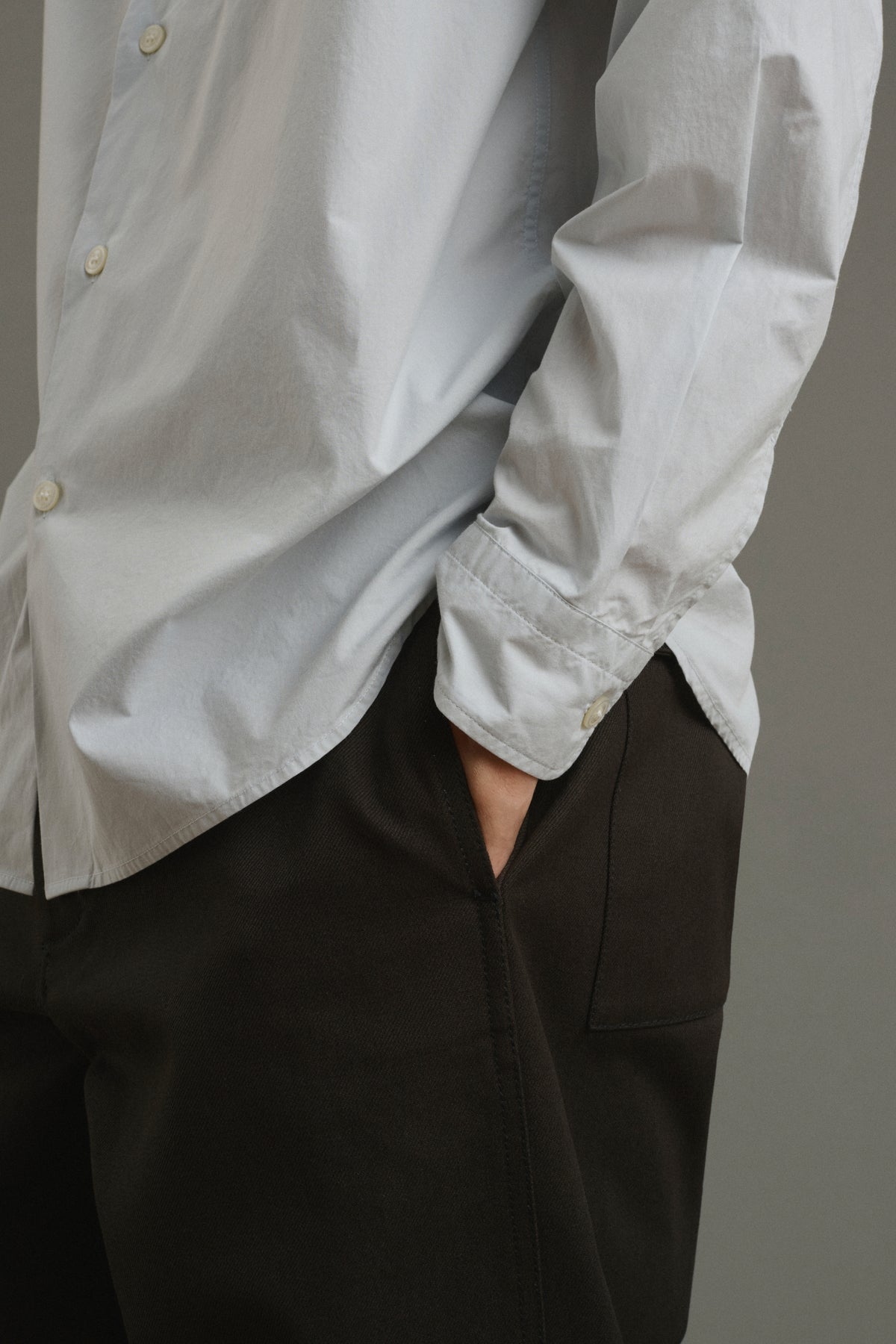 Camisa Glenn - Azul pálido - Algodón - Hombre vue 4
