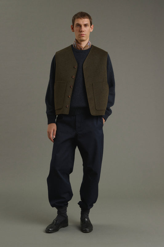 Pañuelo Philibert - Azul/Marrón - Algodón - Hombre