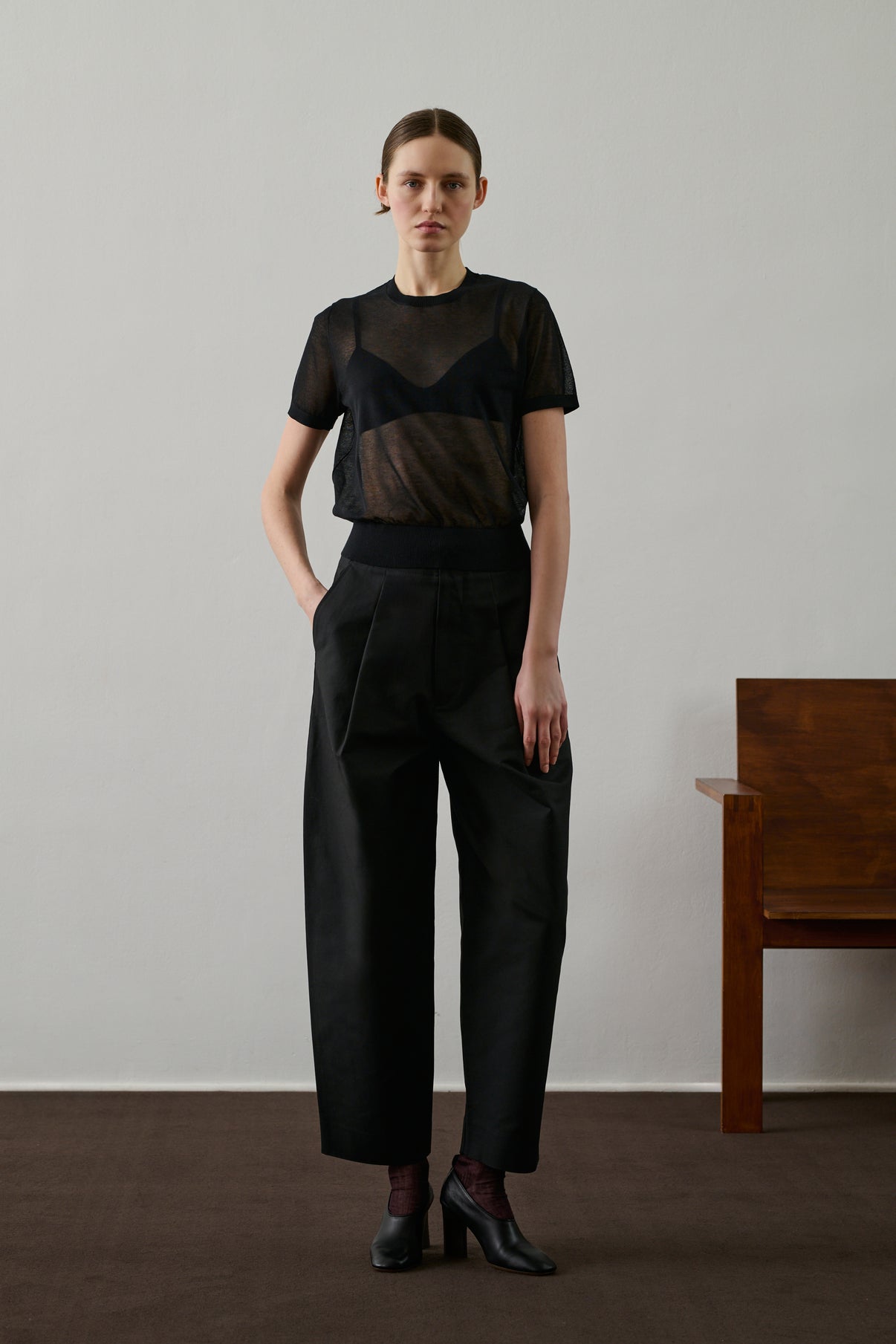 Pull Dua - Noir - Femme vue 3