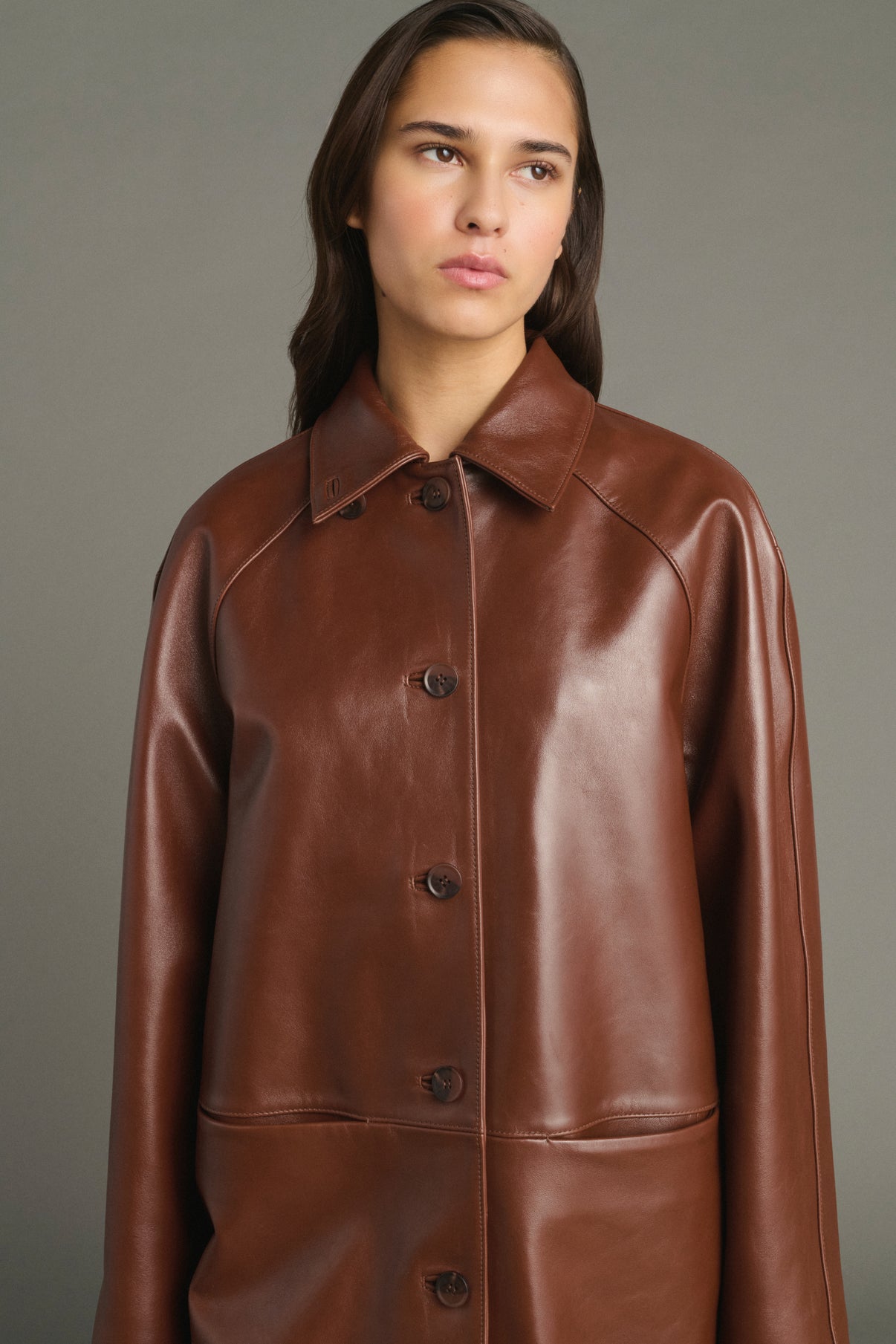 Jersey Karl - Marrón Chiné - Lana Merino - Mujer vue 5
