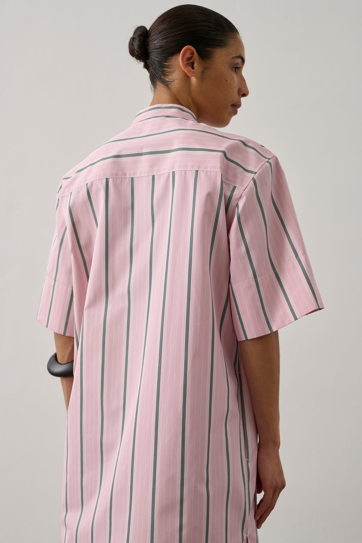 Vestido Ilya - Rosa/Gris - Algodón - Mujer vue 4