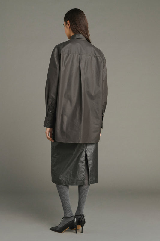 Camisa Carlotta - Marrón Oscuro - Algodón - Mujer