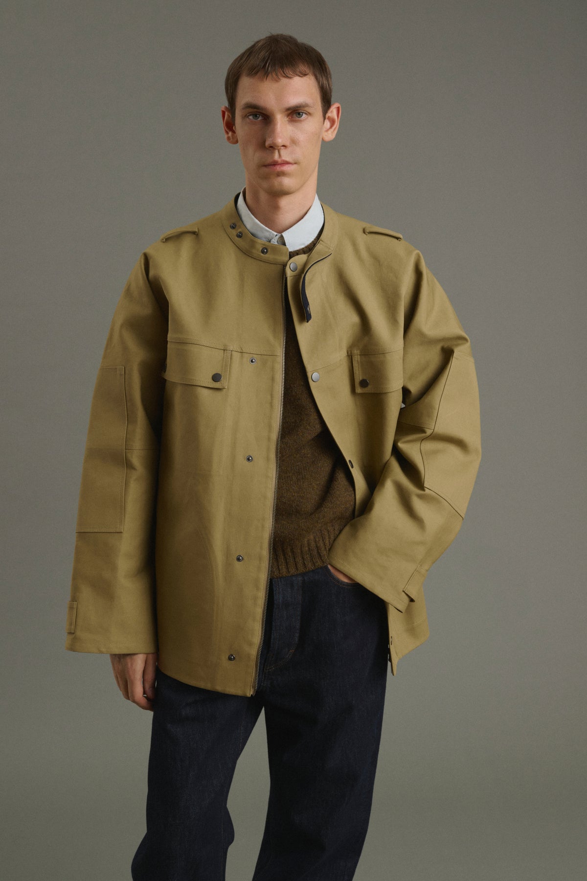 Abrigo Martin - Beige - Algodón - Hombre vue 3