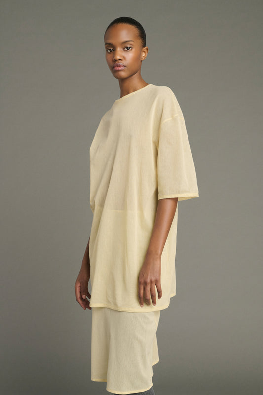 Camiseta Joly - Mantequilla - Algodón - Mujer