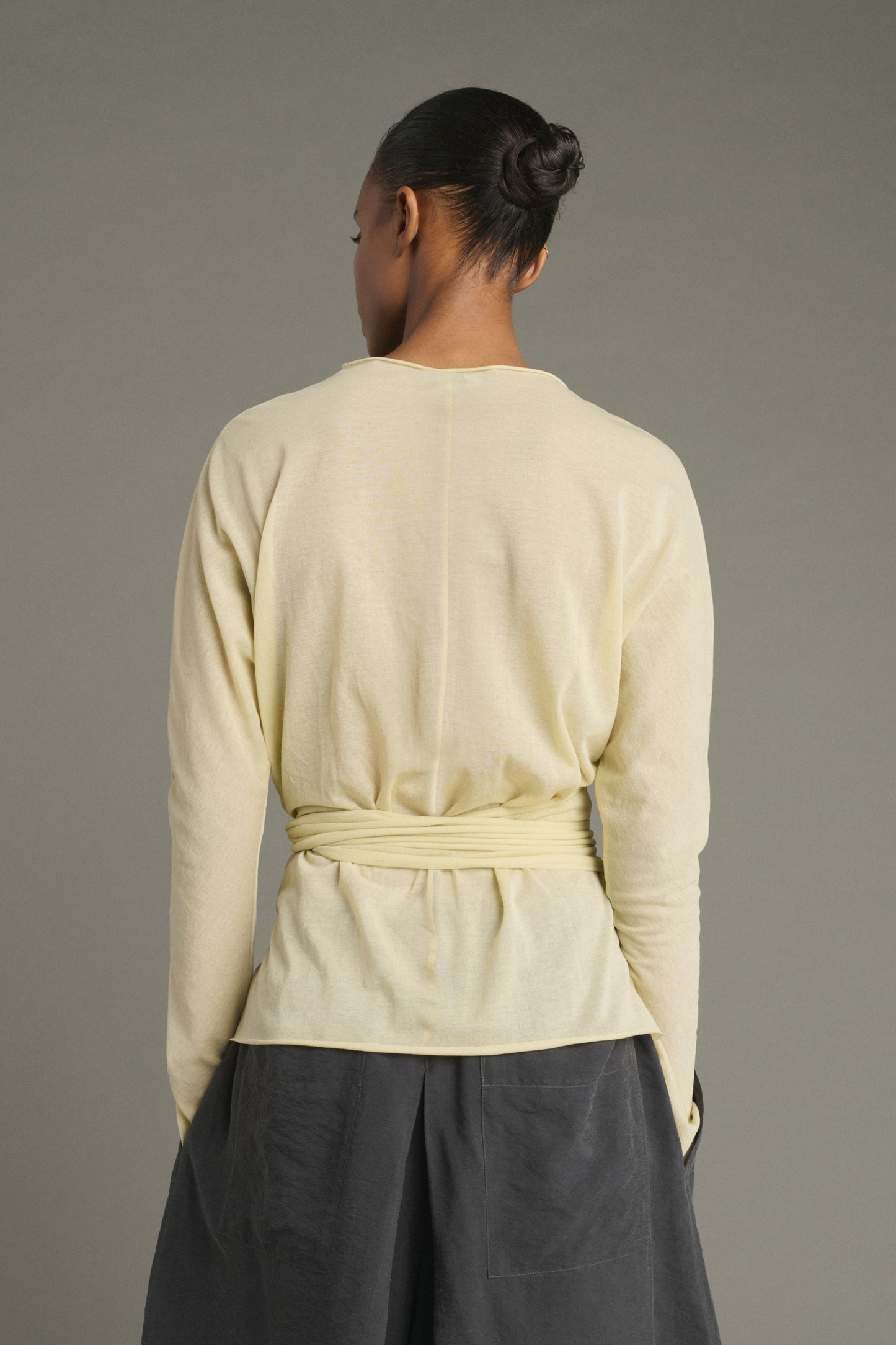 Camiseta Luth - Amarillo Pálido - Algodón - Mujer