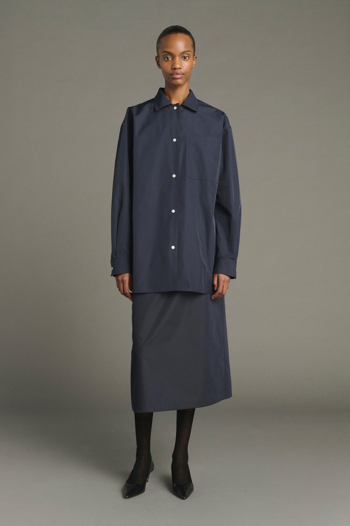 Camisa Kita - Navy - Mujer vue 2