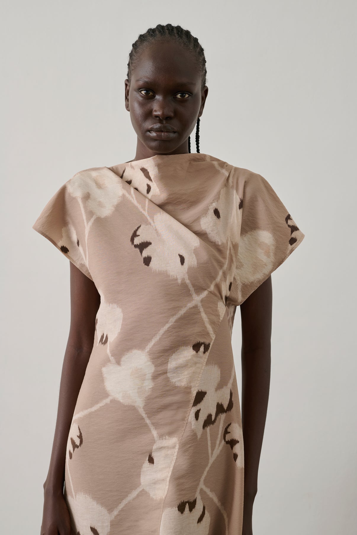 Vestido Felicie - Beige - Seda - Mujer vue 3