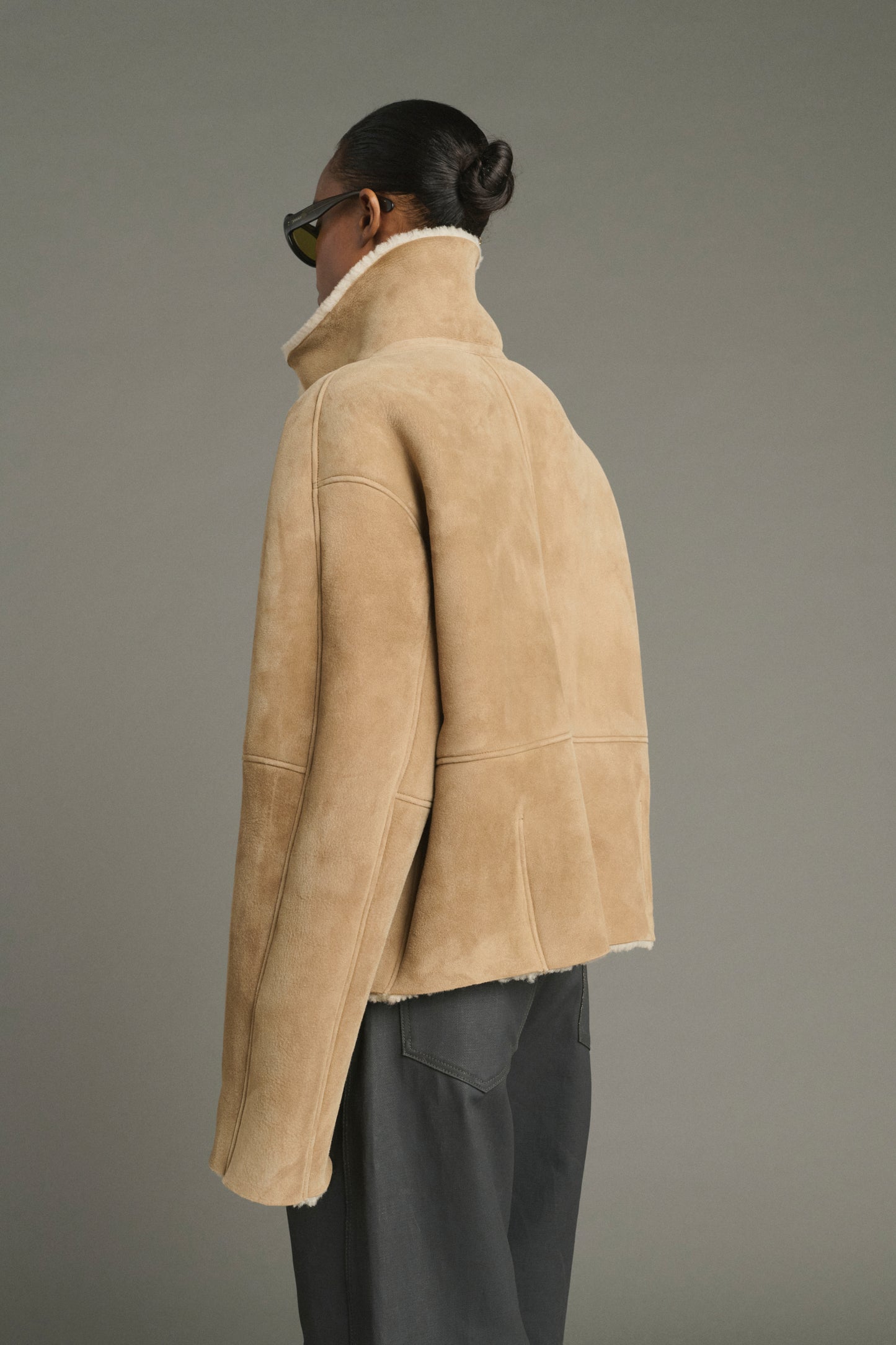 Abrigo Kleber - Beige - Cuero - Mujer