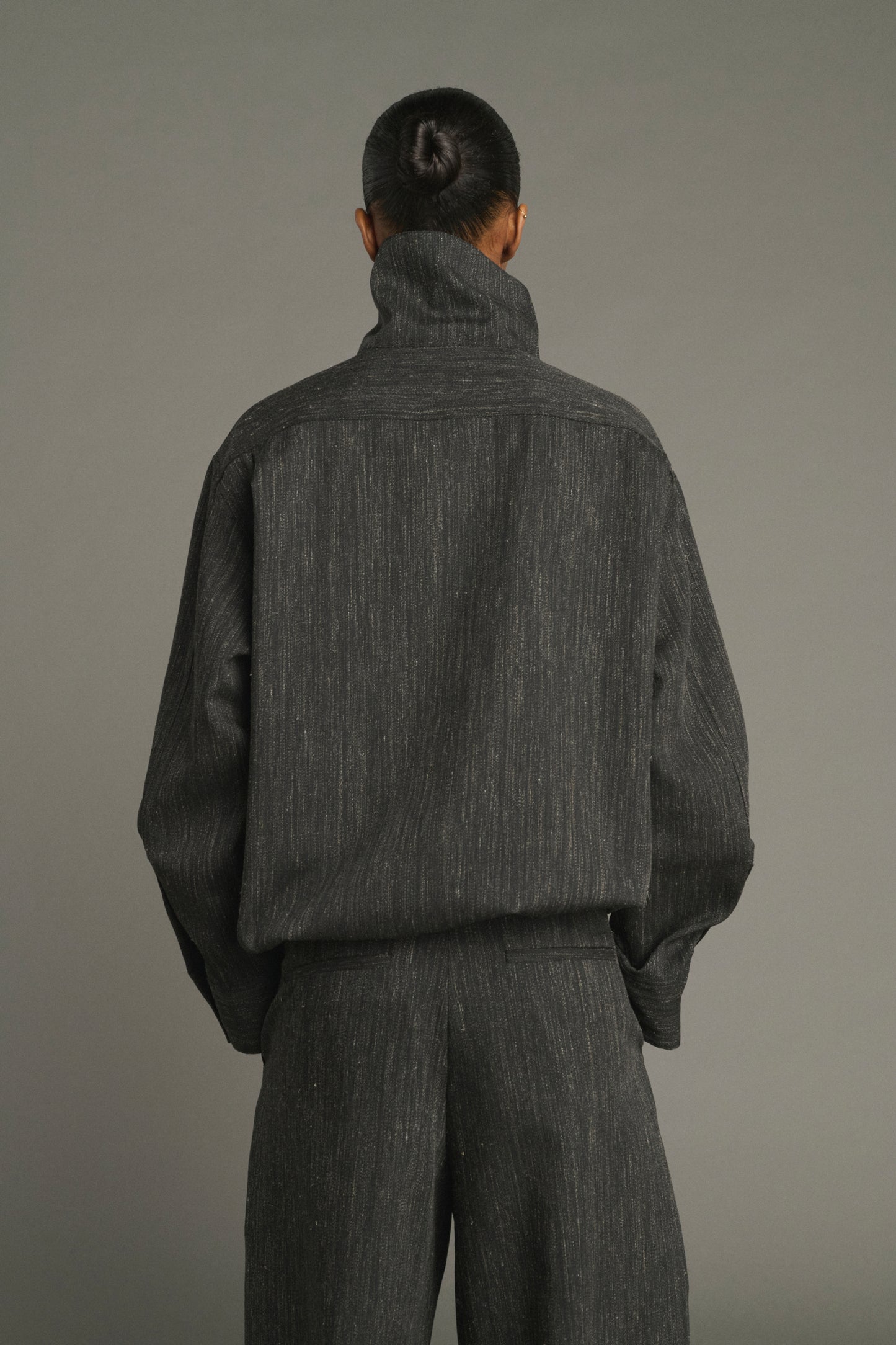 Camisa Lutece - Gris Antracita - Lana - Mujer