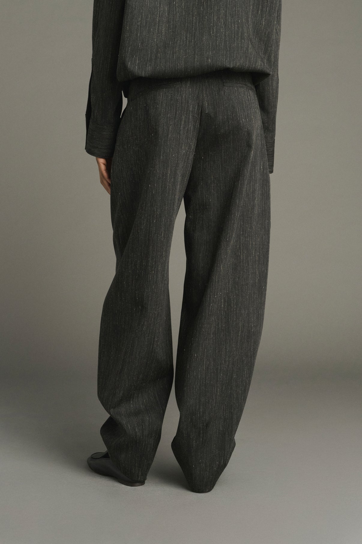 Pantalón Baptiste - Gris Antracita - Lana - Mujer vue 4