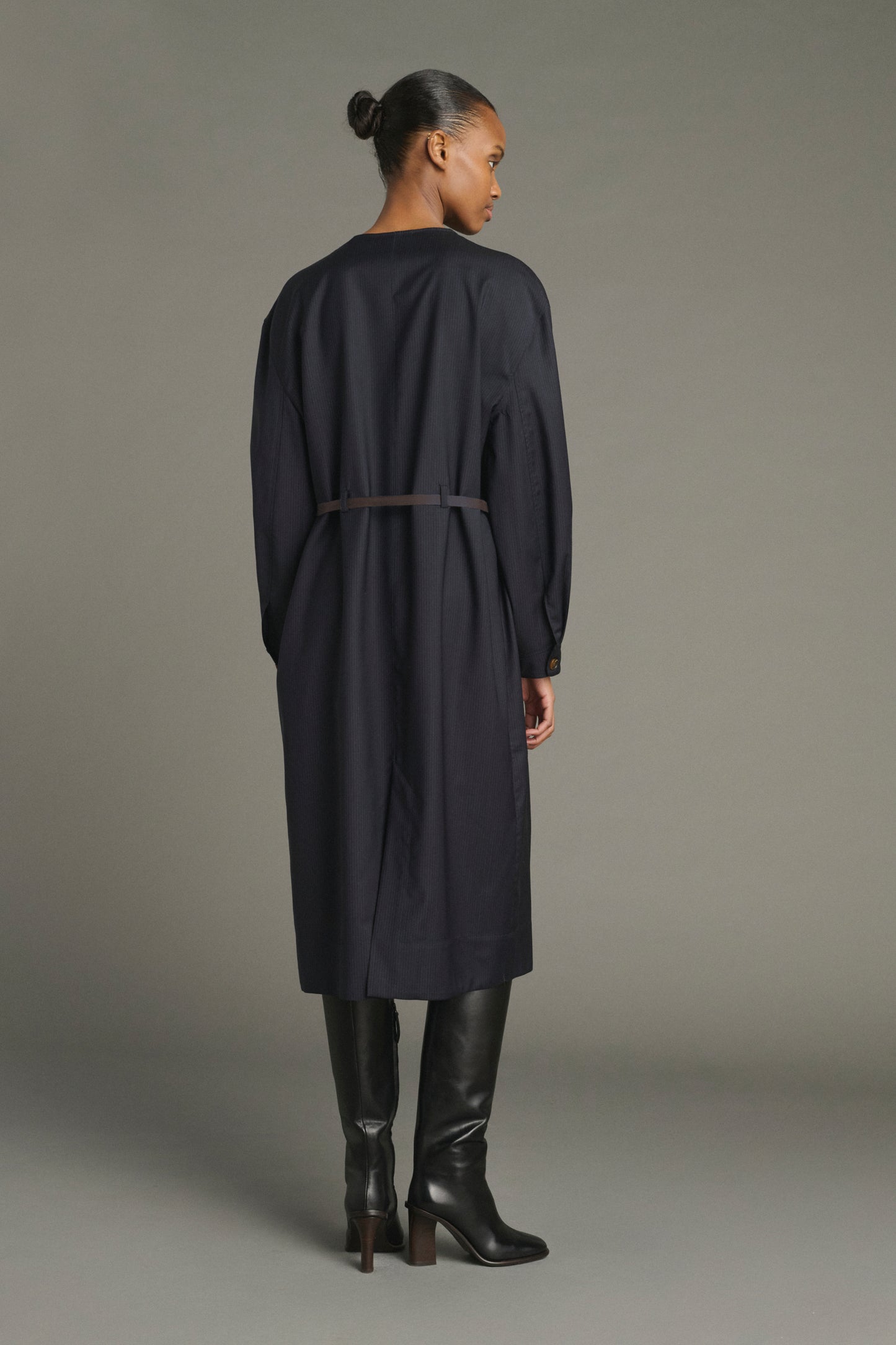 Vestido Helie - Azul/Navy - Lana - Mujer