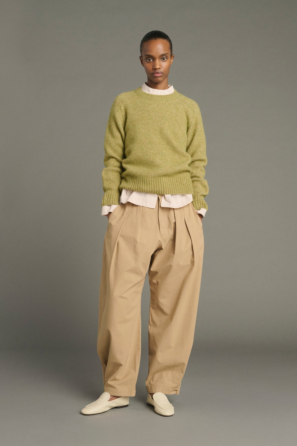 Pantalón Lambert - Beige - Algodón - Mujer vue 1