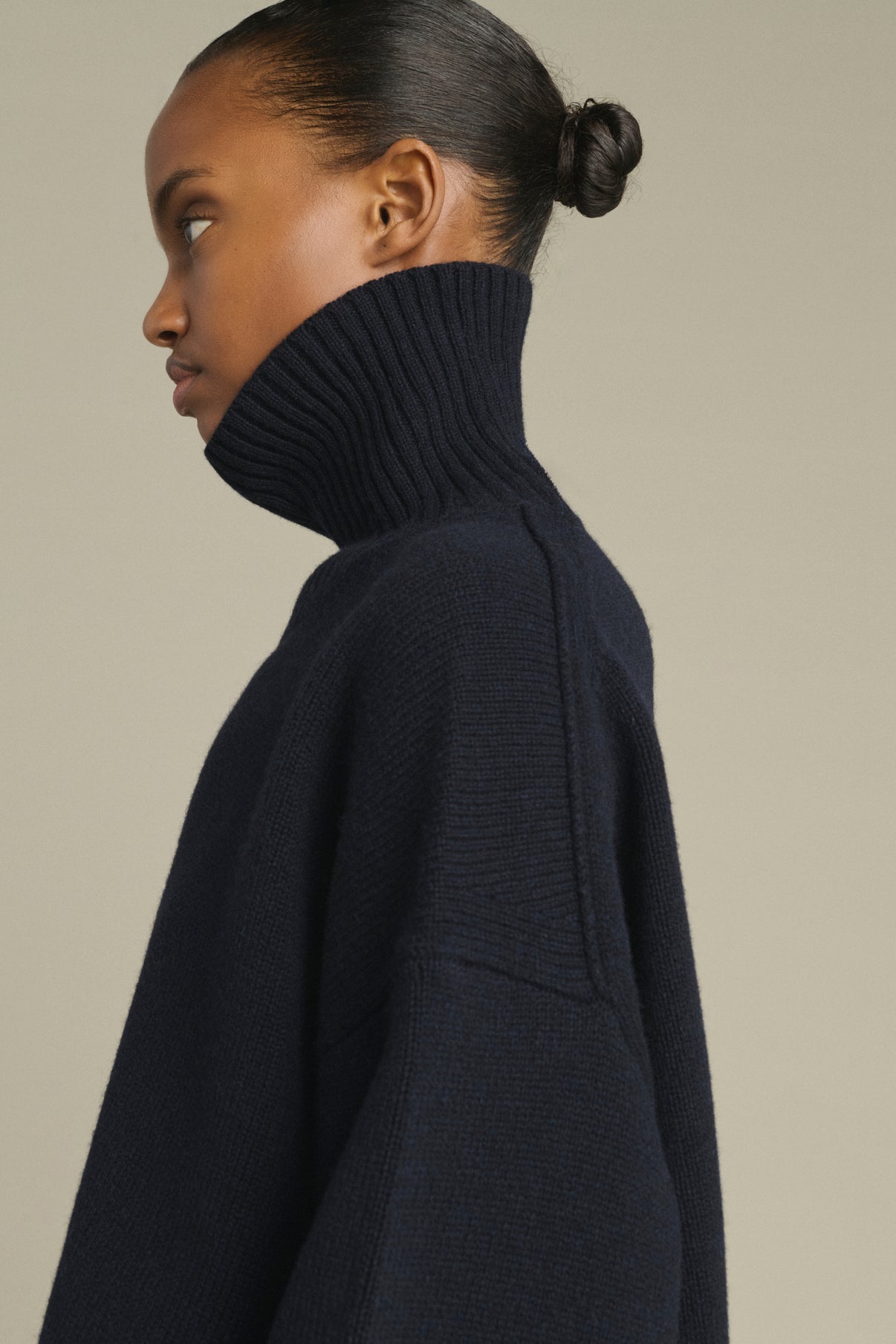 Jersey William - Navy - Lana Merino - Mujer vue 5