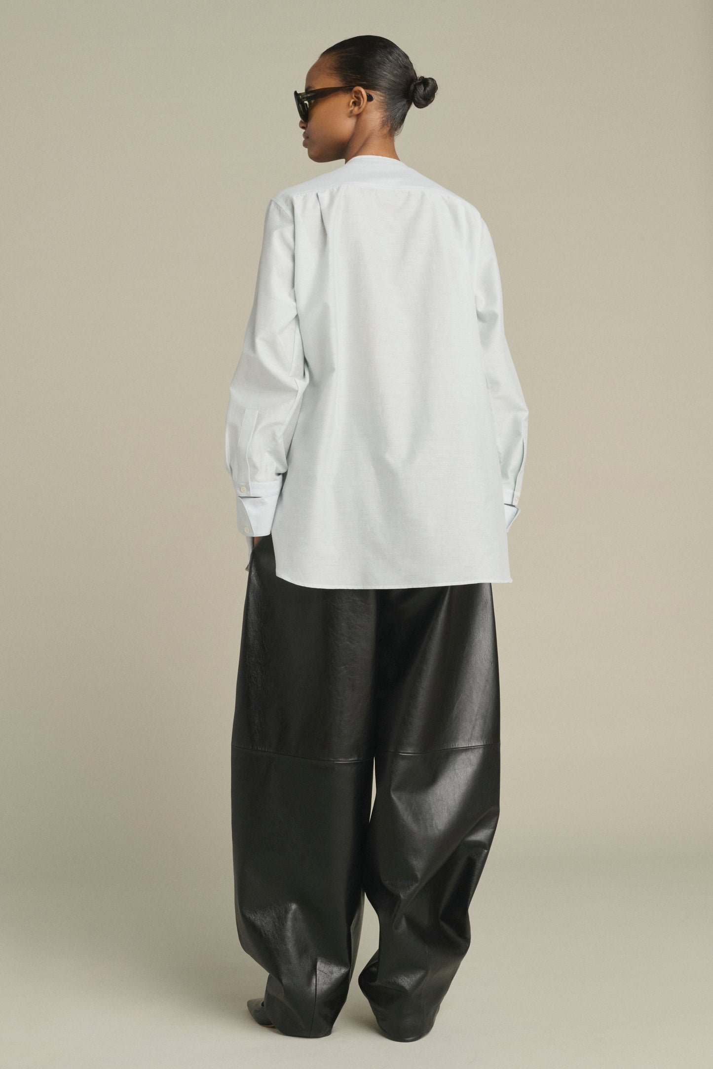 Camisa Anora - Azul Pálido - Algodón - Mujer