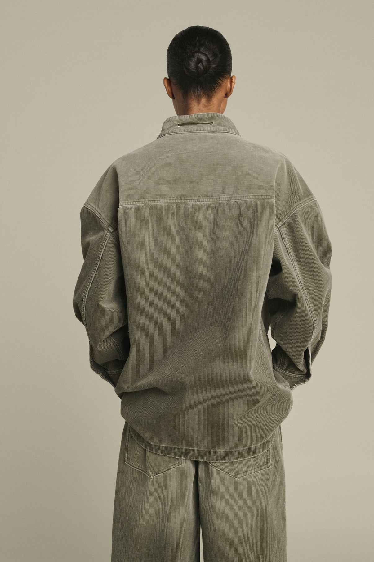 Camisa Lima - Gris - Algodón - Mujer vue 2