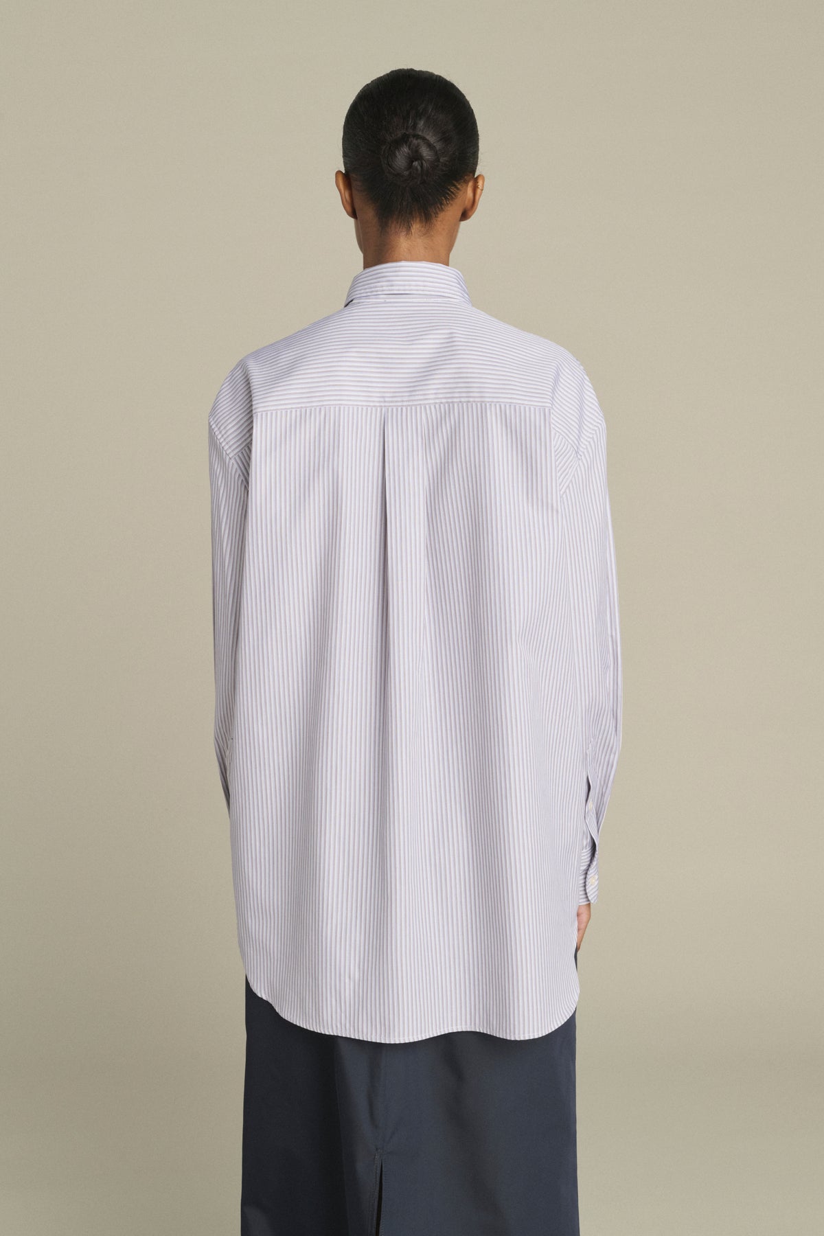 Camisa Carlotta - Azul/Beige - Algodón - Mujer vue 4