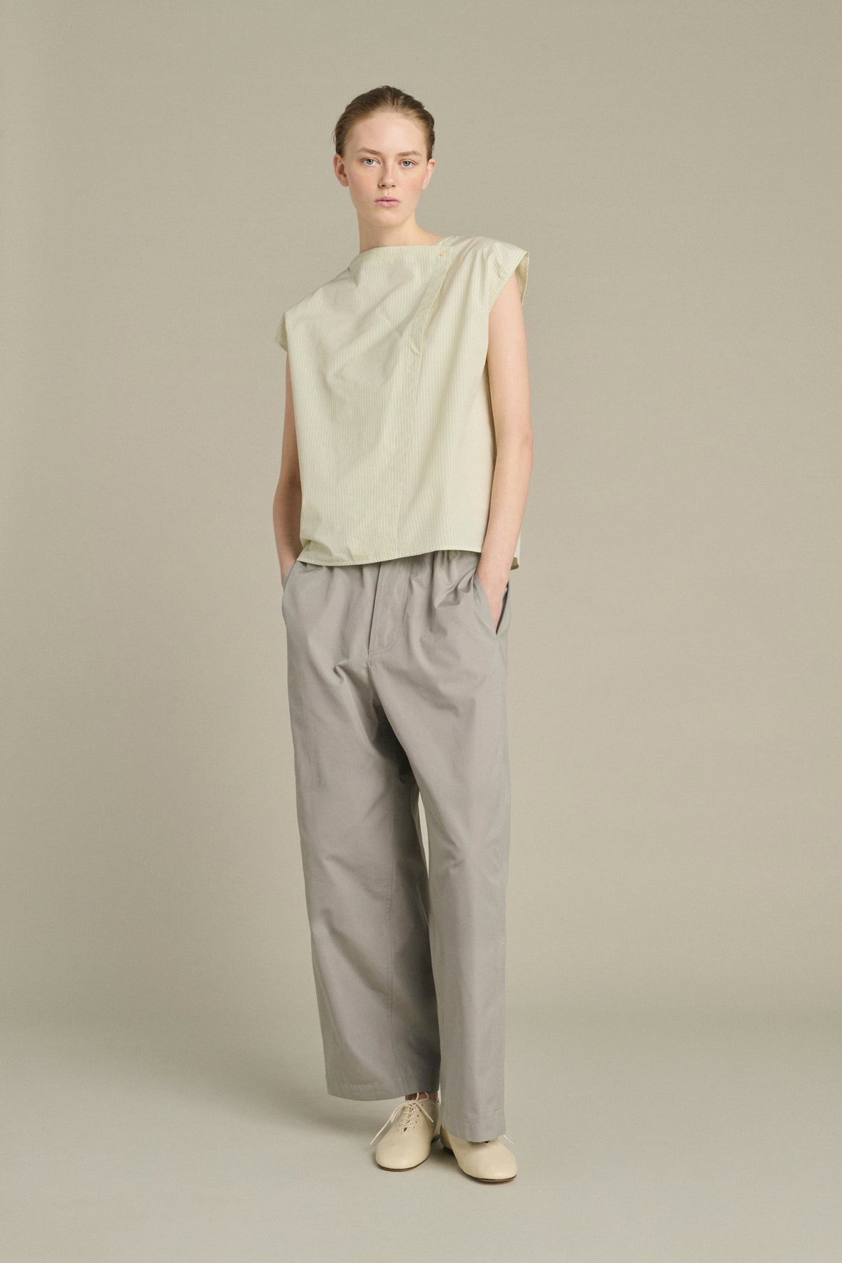 Pantalón Hugues - Gris - Algodón - Mujer vue 1